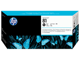 HP 81 Black DesignJet Dye Printhead and Printhead Cleaner (C4950A)