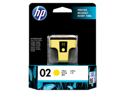 HP 02 Yellow Original Ink Cartridge (C8773WA)