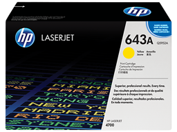 HP 643A Yellow Original LaserJet Toner Cartridge (Q5952A)
