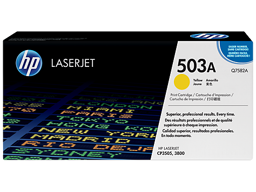 HP 503A Yellow Original LaserJet Toner Cartridge (Q7582A)