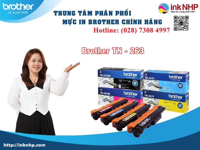 Địa chỉ bán mực in Brother TN 263 cho máy in Brother HL-L3210CW tại Phường Diên Hồng, TP.HCM Địa chỉ bán mực in Brother TN 263 cho máy in Brother HL-L3210CW tại Phường Diên Hồng, TP.HCM
