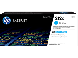 HP 212X High Yield Cyan Original LaserJet Toner Cartridge (W2121X)